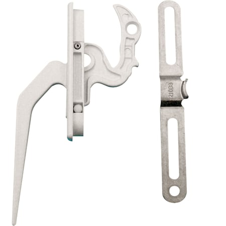 Prime-Line Casement Locking Handle, Diecast, White, Keeper Single Pack TH 23094